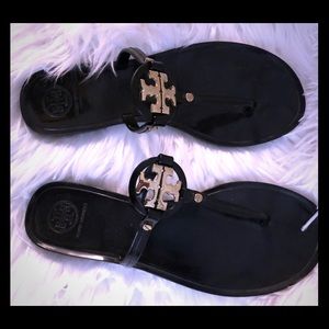 Tory Burch black sandals sz 7